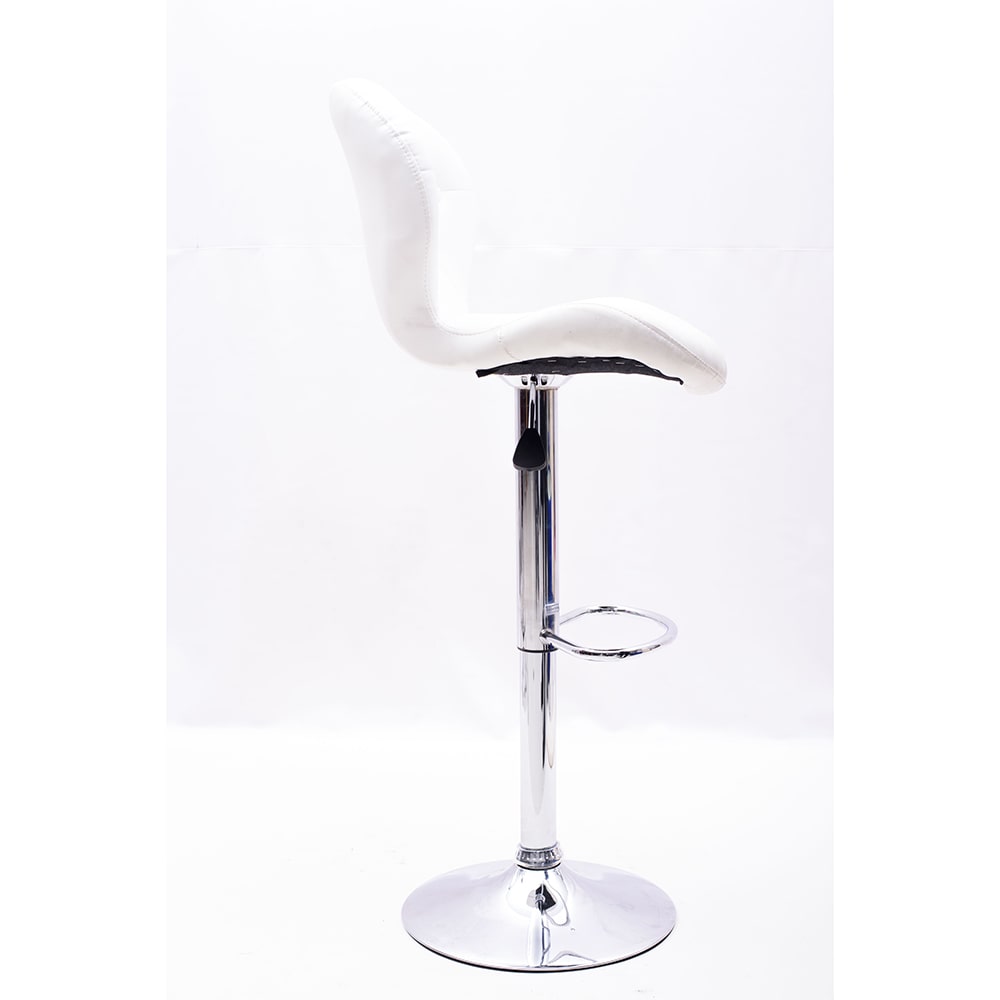 CONTEMPORARY WHITE BAR STOOL