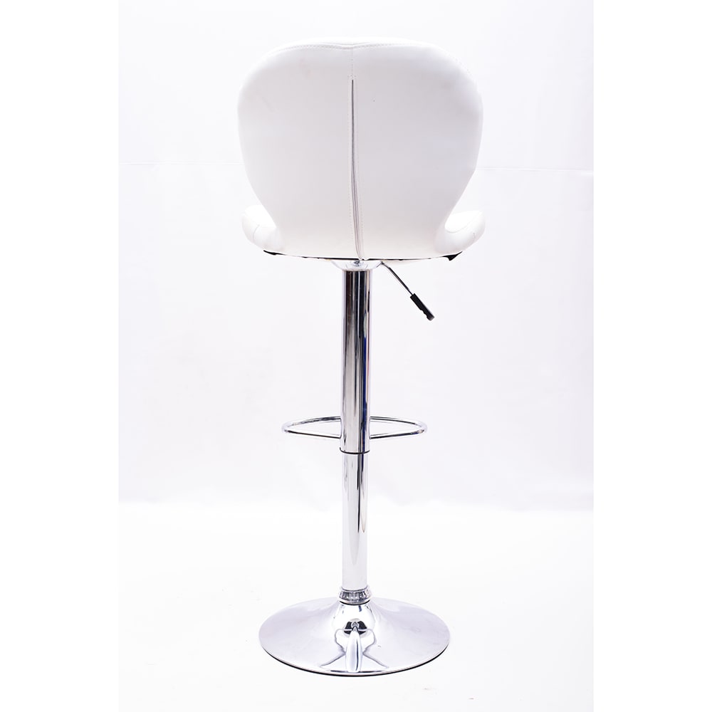 CONTEMPORARY WHITE BAR STOOL