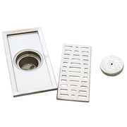 RECTANGULAR STAINLESS STEEL DRAINAGE GULLY