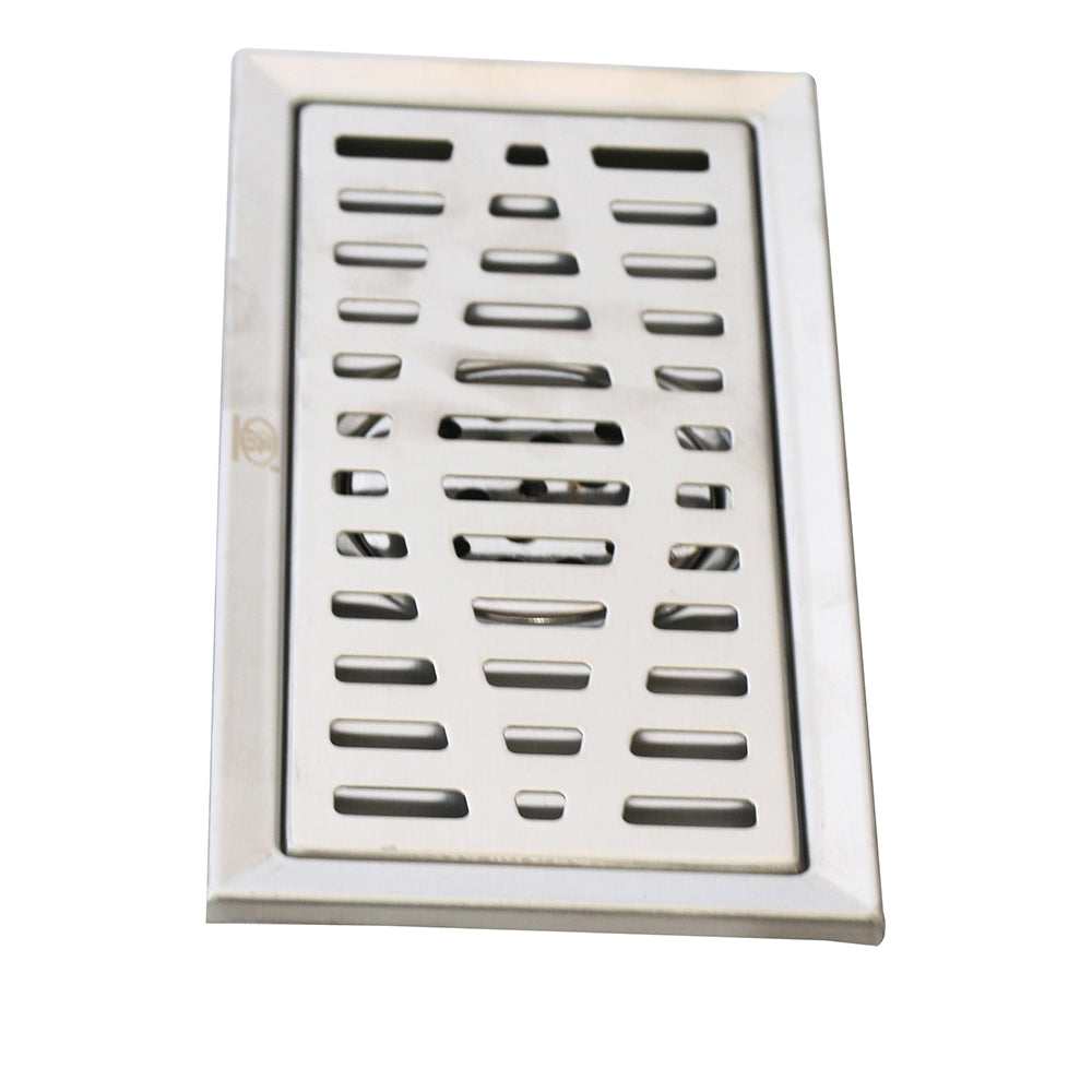 RECTANGULAR STAINLESS STEEL DRAINAGE GULLY