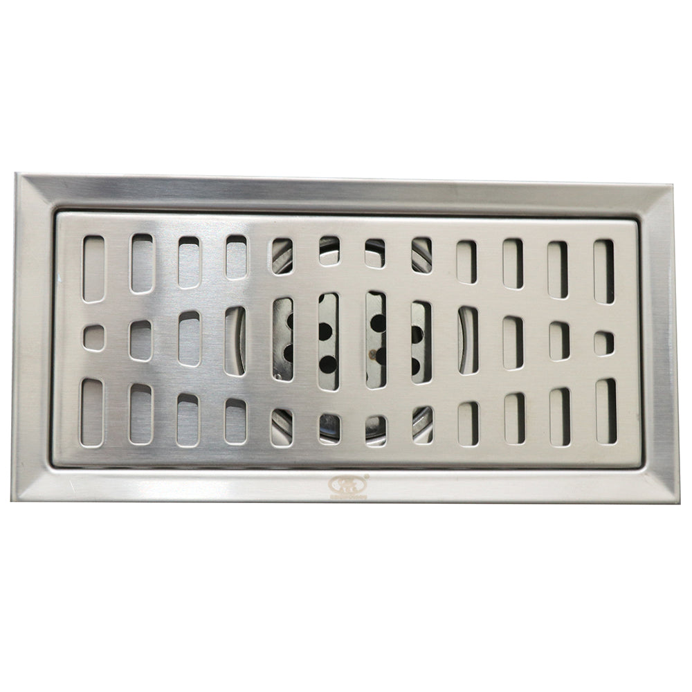 RECTANGULAR STAINLESS STEEL DRAINAGE GULLY
