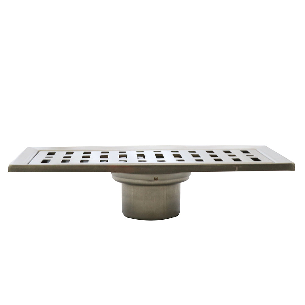 RECTANGULAR STAINLESS STEEL DRAINAGE GULLY