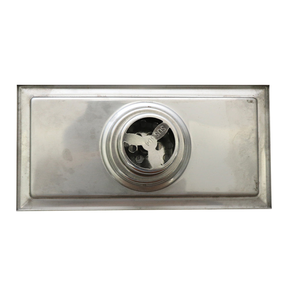 RECTANGULAR STAINLESS STEEL DRAINAGE GULLY