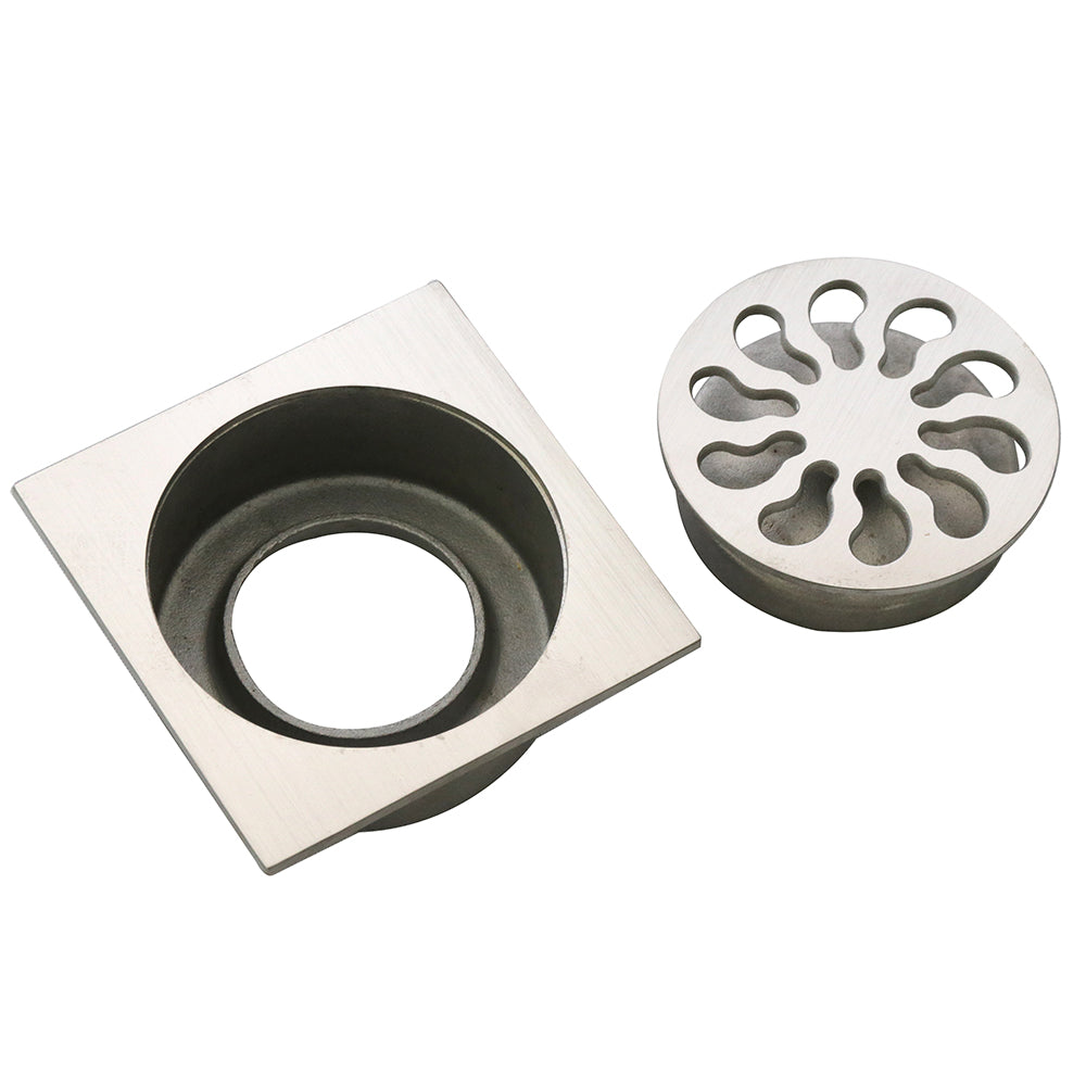SQUARE STAINLESS STEEL DRAINAGE GULLY