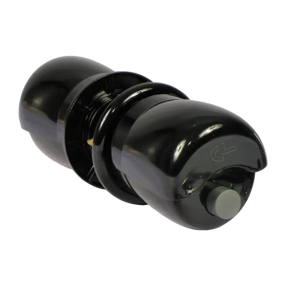 CYLINDRICAL ROUND DOOR LOCK WITH KEY (BLACK)