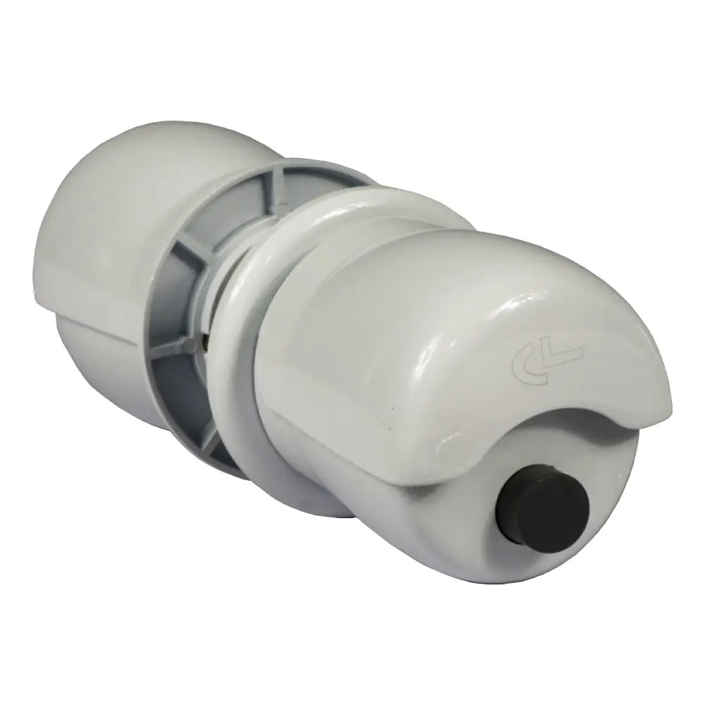 CYLINDRICAL ROUND DOOR LOCK WITH KEY (WHITE)