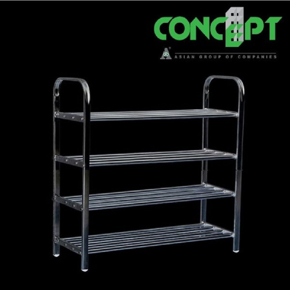 STAINLESS STEEL SHOE RACK - 4 LAYER
