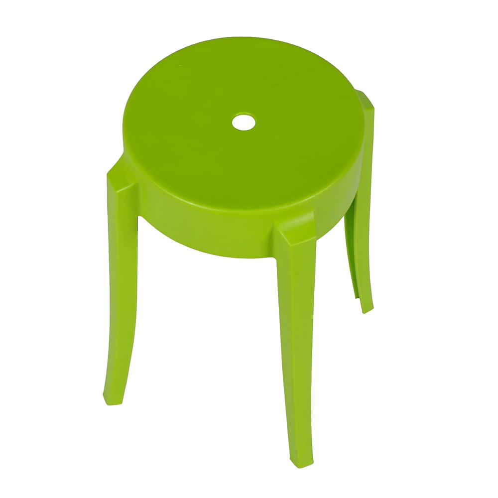NORDIC MINIMALIST STACKING STOOL - GREEN