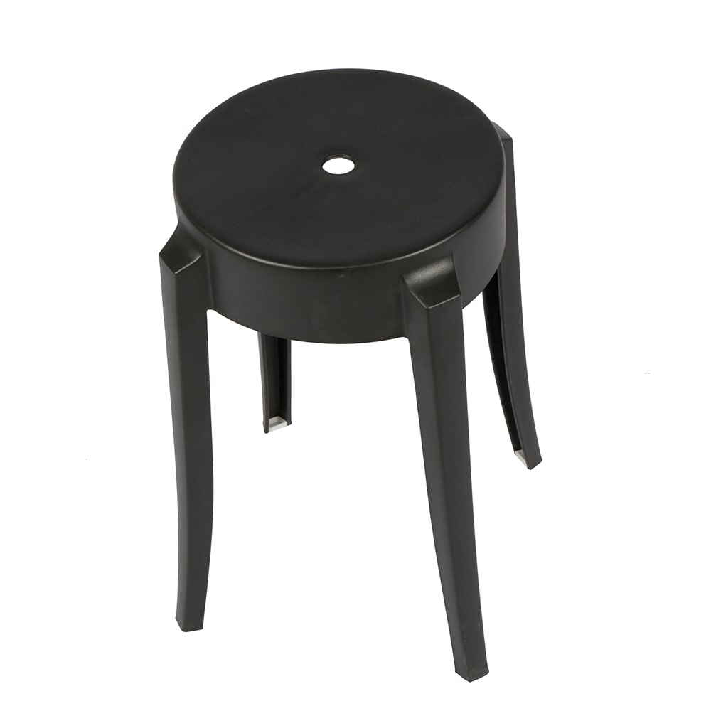 NORDIC MINIMALIST STACKING STOOL - BLACK