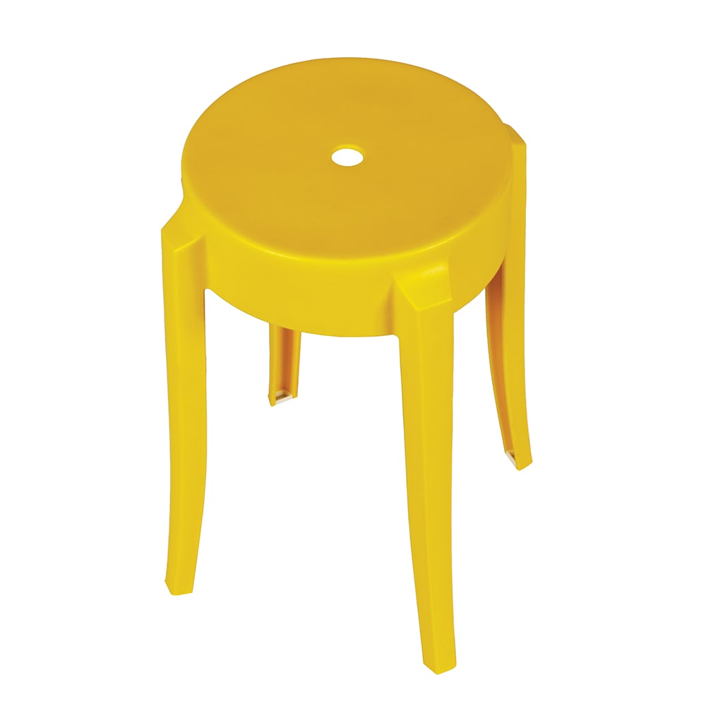 NORDIC MINIMALIST STACKING STOOL - YELLOW