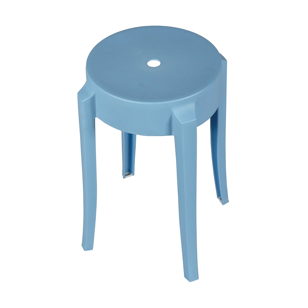 NORDIC MINIMALIST STACKING STOOL - BLUE