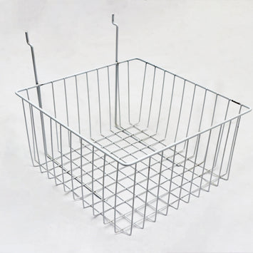 WHITE BASKET FOR PEGBOARD 300 X 300 X 150MM