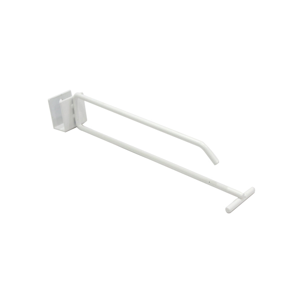WHITE DISPLAY BRACKET WITH CARD HOLDER
