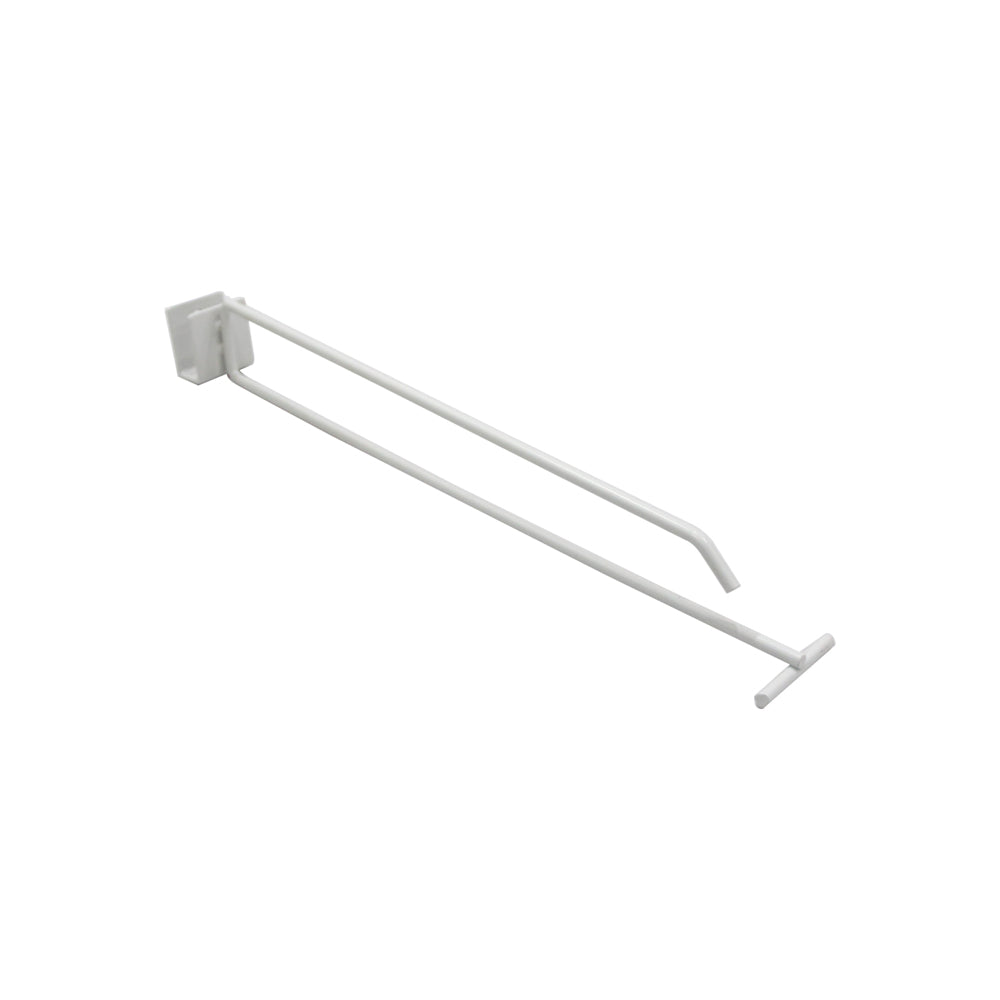 WHITE DISPLAY BRACKET WITH CARD HOLDER - 300MM