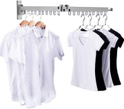 EXPANDABLE WALL MOUNTED ALUMINIUM CLOTH RACK