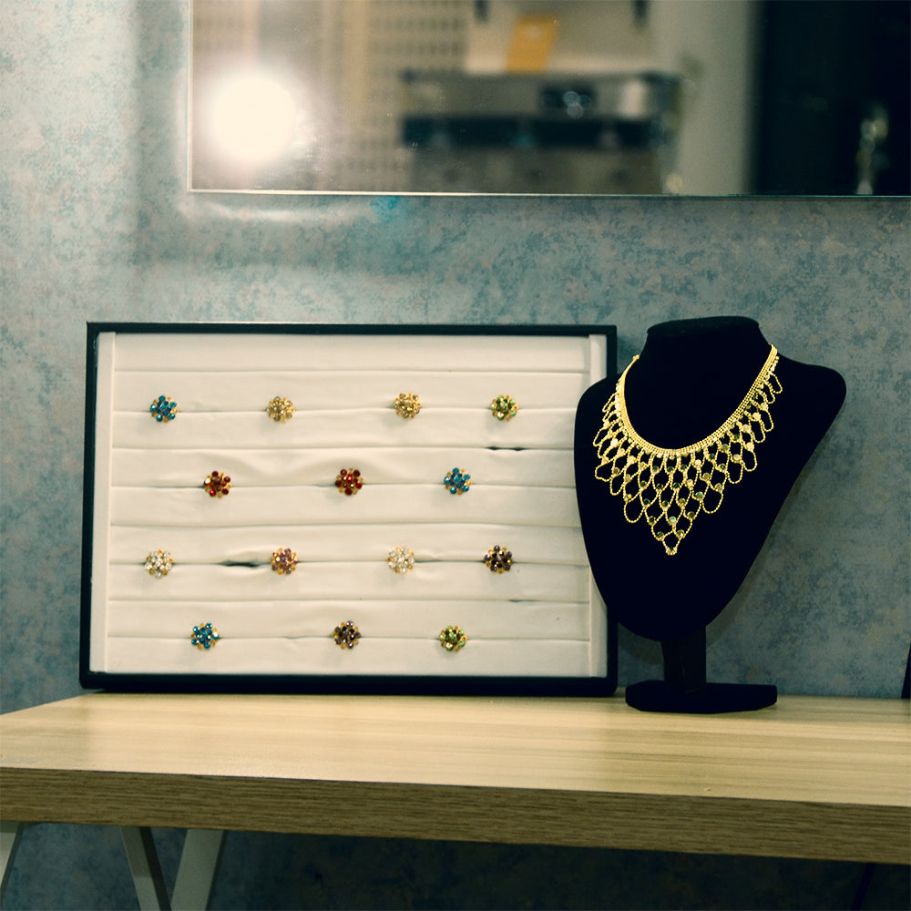 8 LINES SQUARE RING DISPLAY