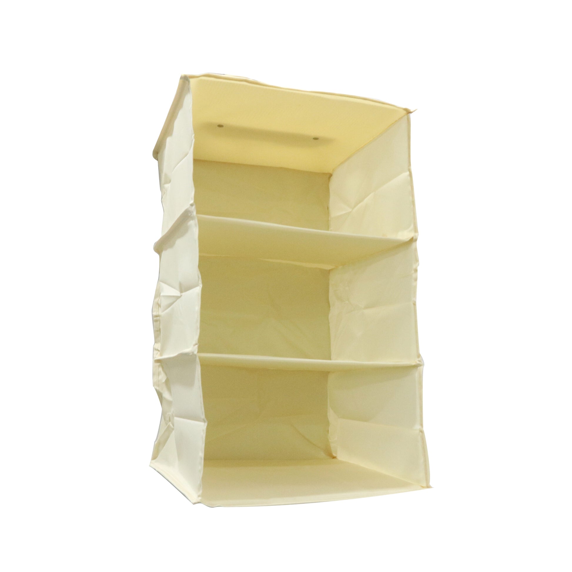 3 LAYER HANGING CLOSET ORGANIZER - BEIGE
