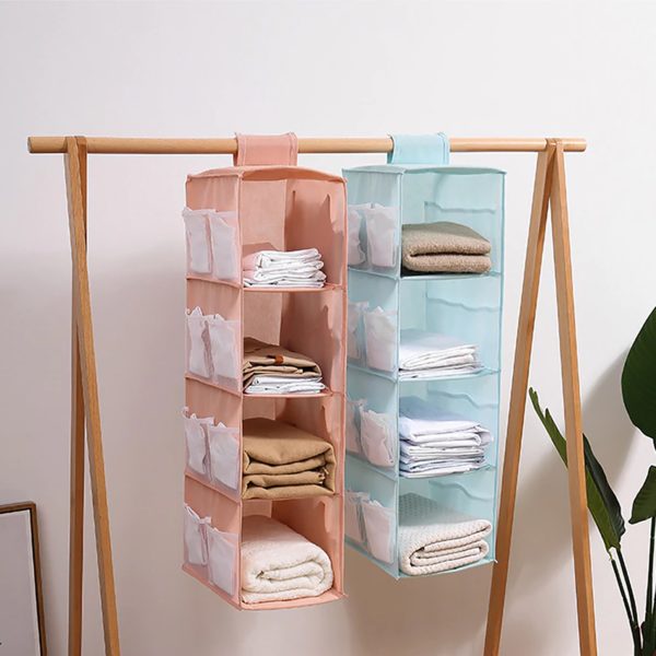 HANGING CLOSET ORGANIZER STORAGE BAG (LAYER #5)