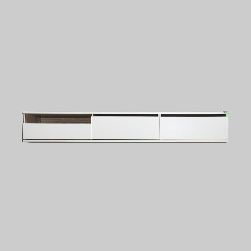 WHITE OAK FLOATING TV CONSOLE