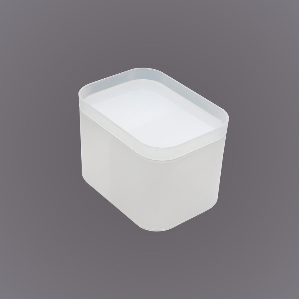 COSMETIC STORAGE BOX WITH 2 PARTITION