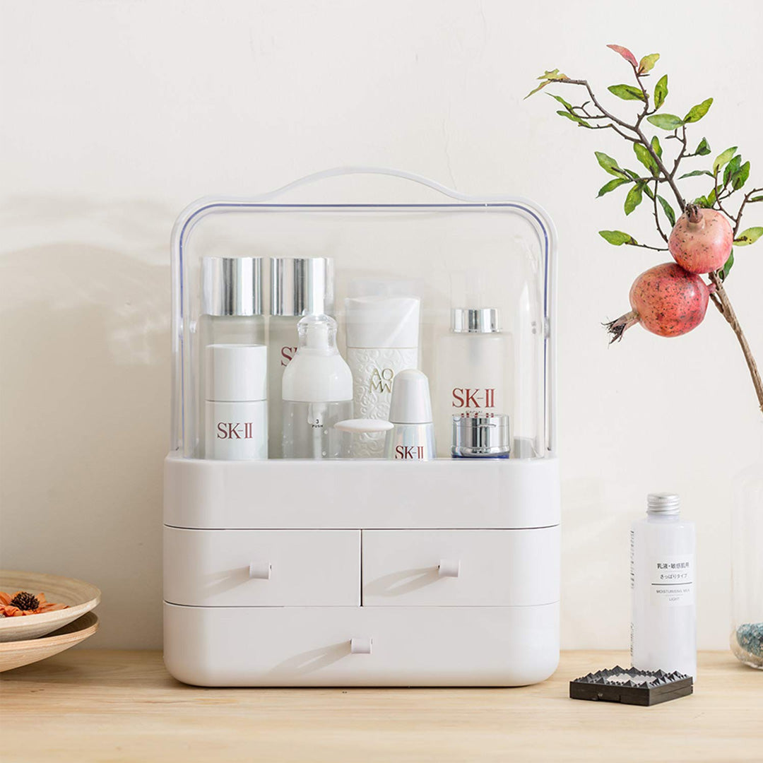 DESKTOP COSMETIC ORGANIZER - White