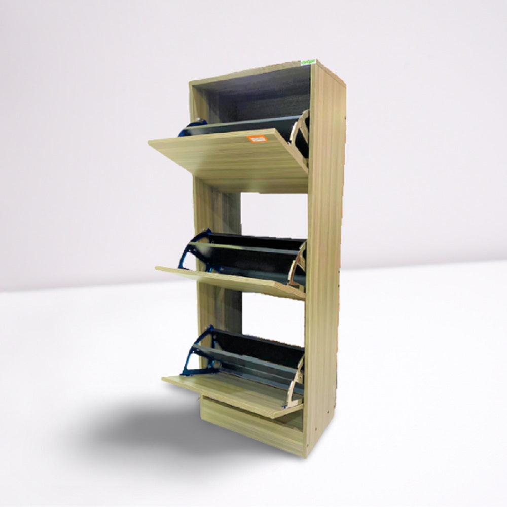 HIDDEN SHOE STORAGE RACK - Hair Line Grey