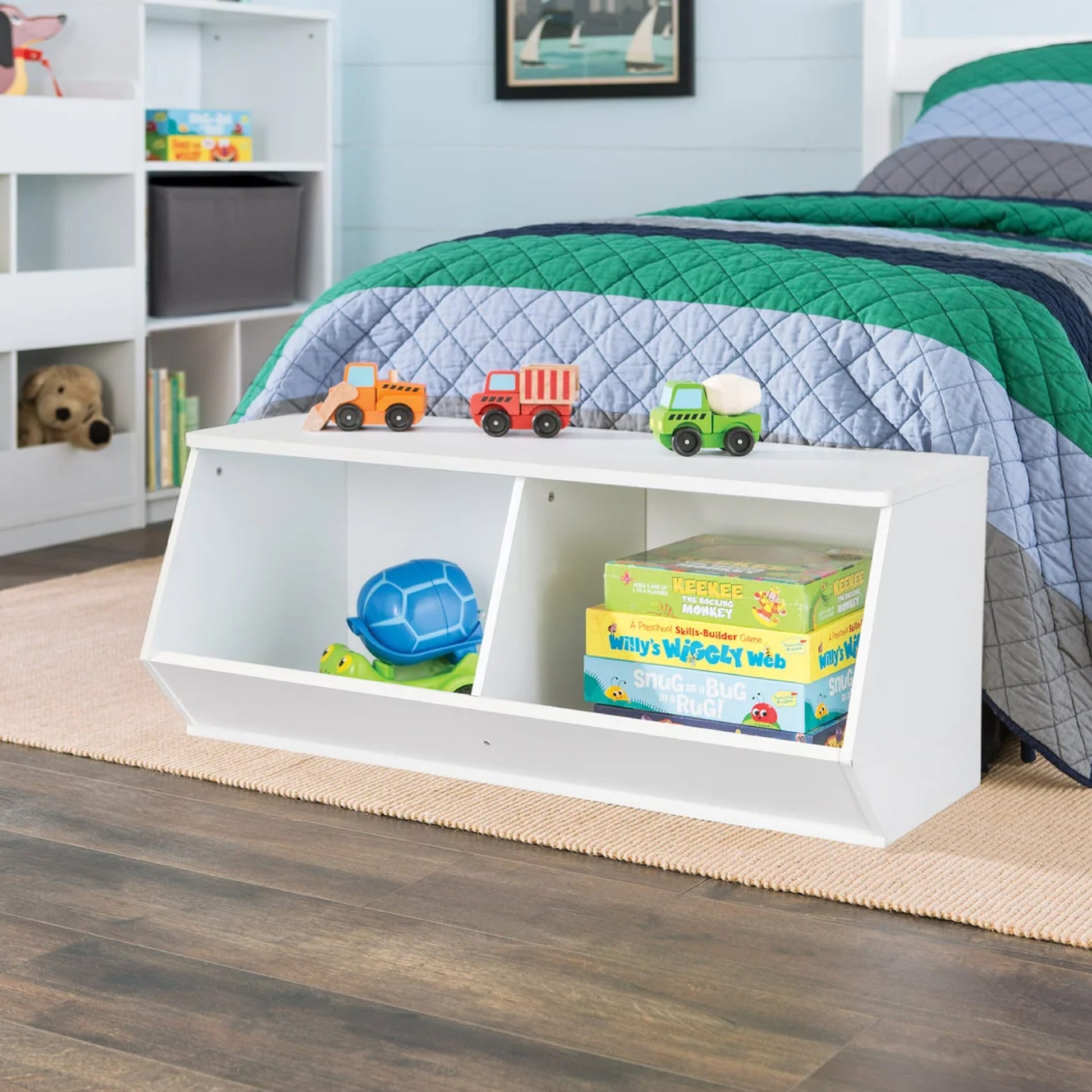 STACKABLE KID'S TOYS ORGANIZER