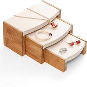 VELVET NECKLACE DISPLAY SMALL BAMBOO