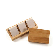 VELVET EARRING DISPLAY HOLDER - BAMBOO