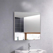 SILVER FRAMED MIRROR