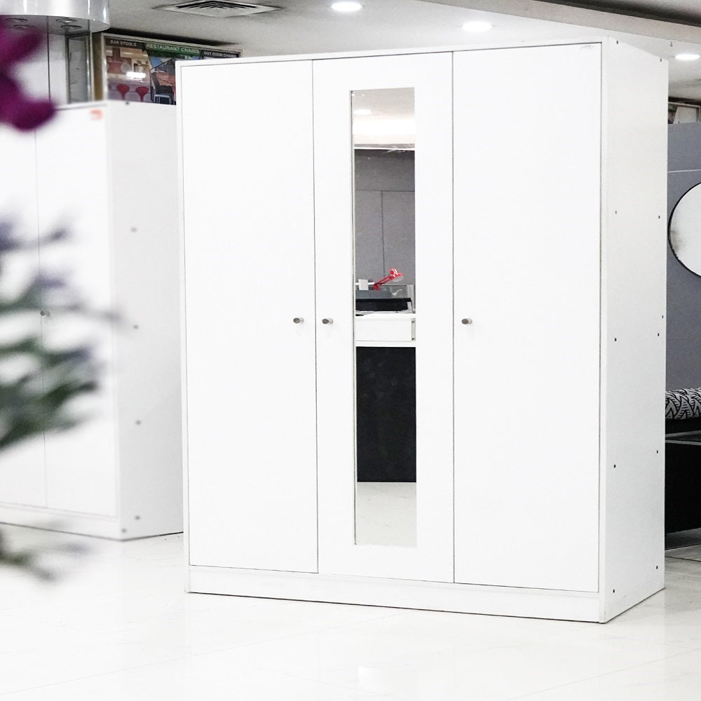 3 DOOR WARDROBE WITH MIRROR - HERMOSA