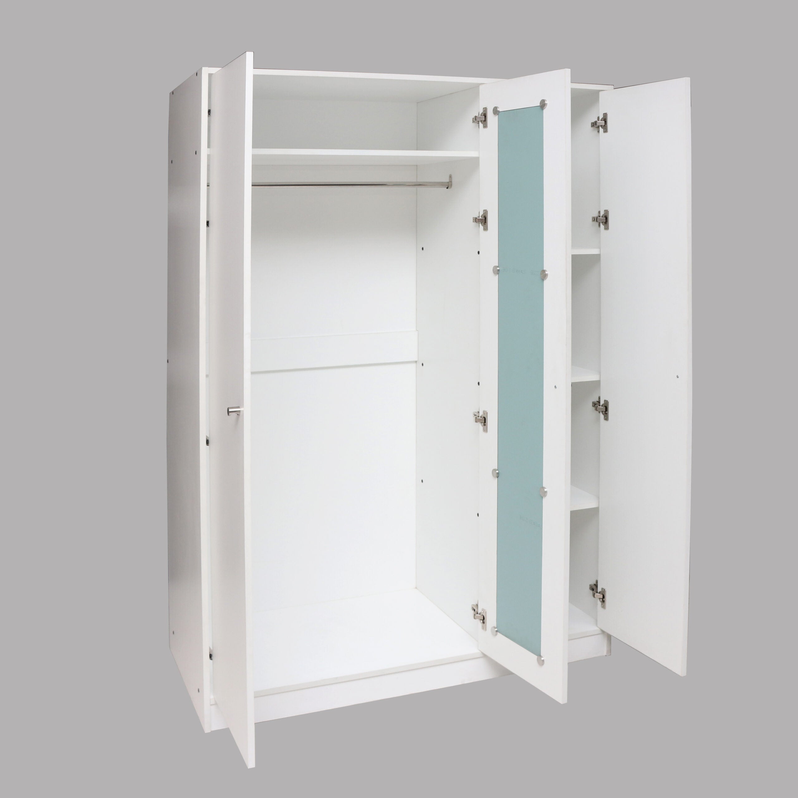 3 DOOR WARDROBE WITH MIRROR - HERMOSA
