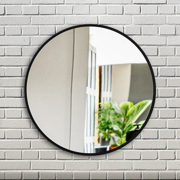 STEEL ROUND ACCENT MIRROR