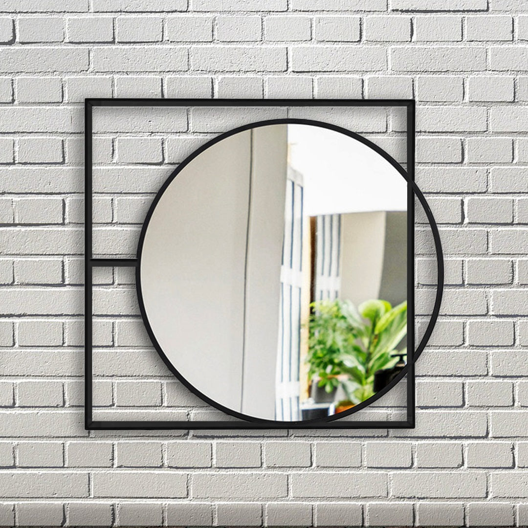 STEEL DUAL SHAPE ACCENT MIRROR