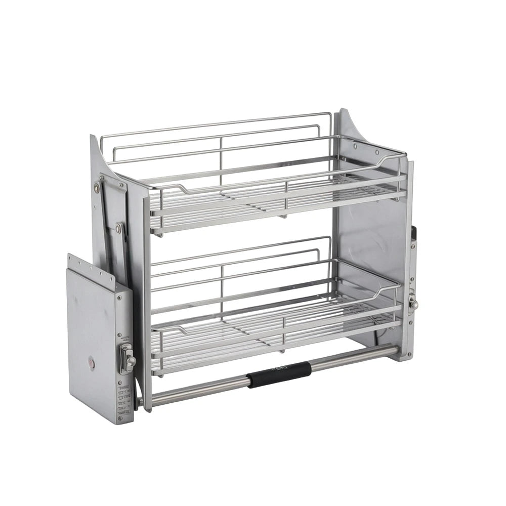Tier Pull-Out Kitchen Cabinet Basket Organizer