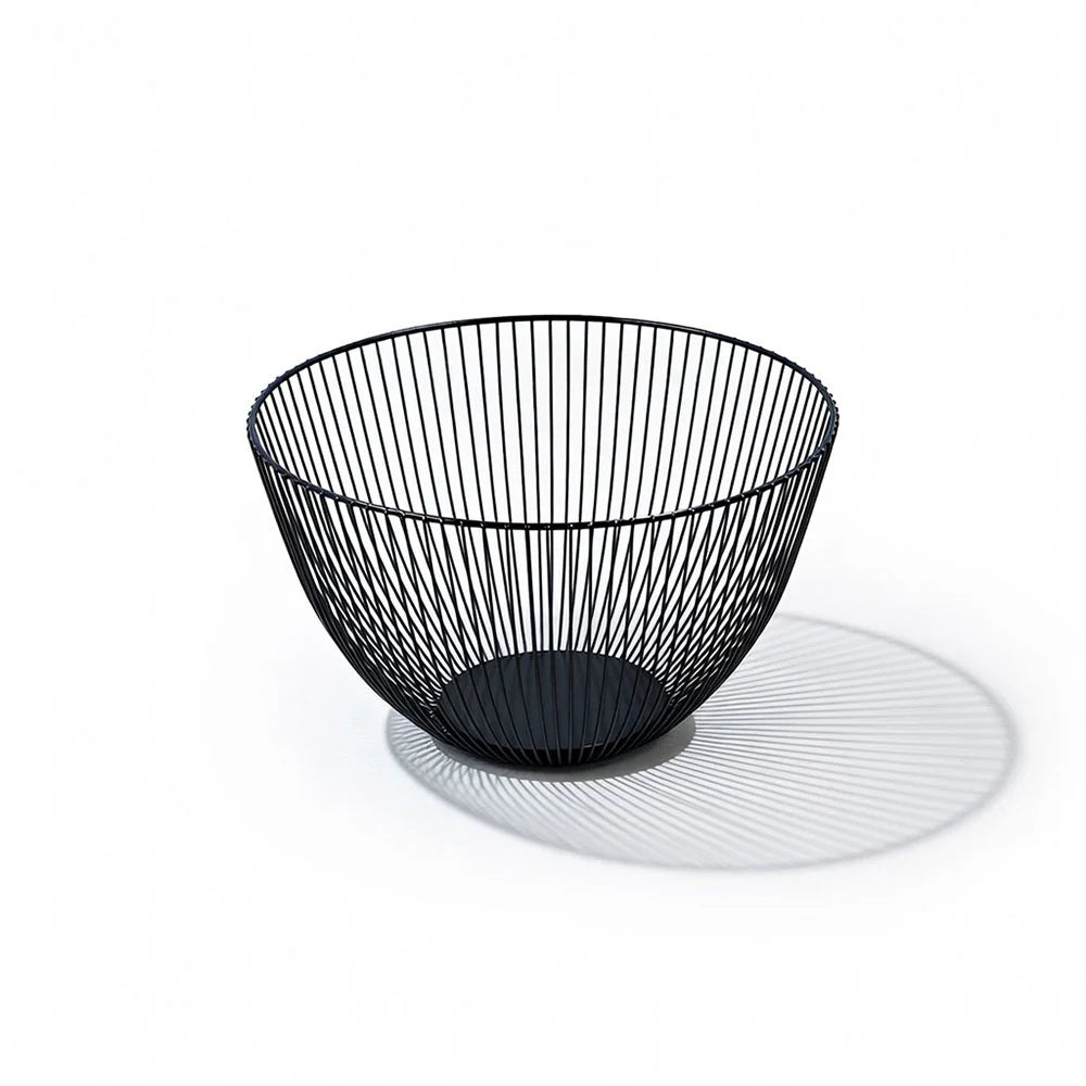 Black Metal Wire Fruit Basket