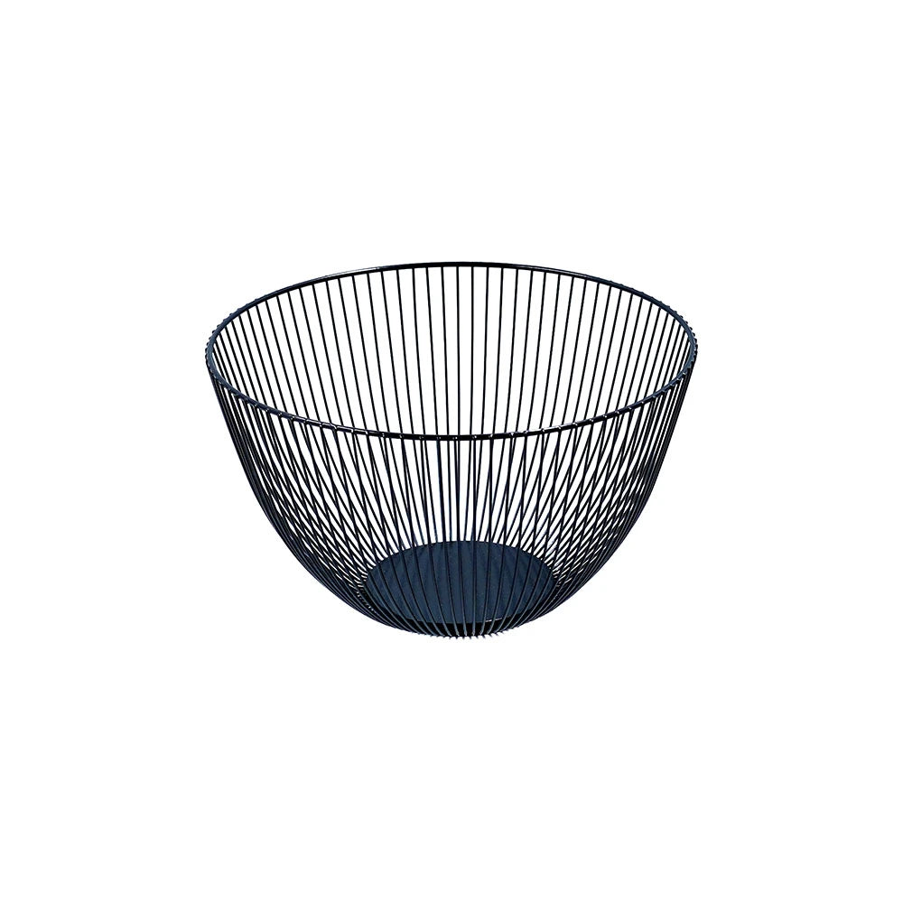 Black Metal Wire Fruit Basket