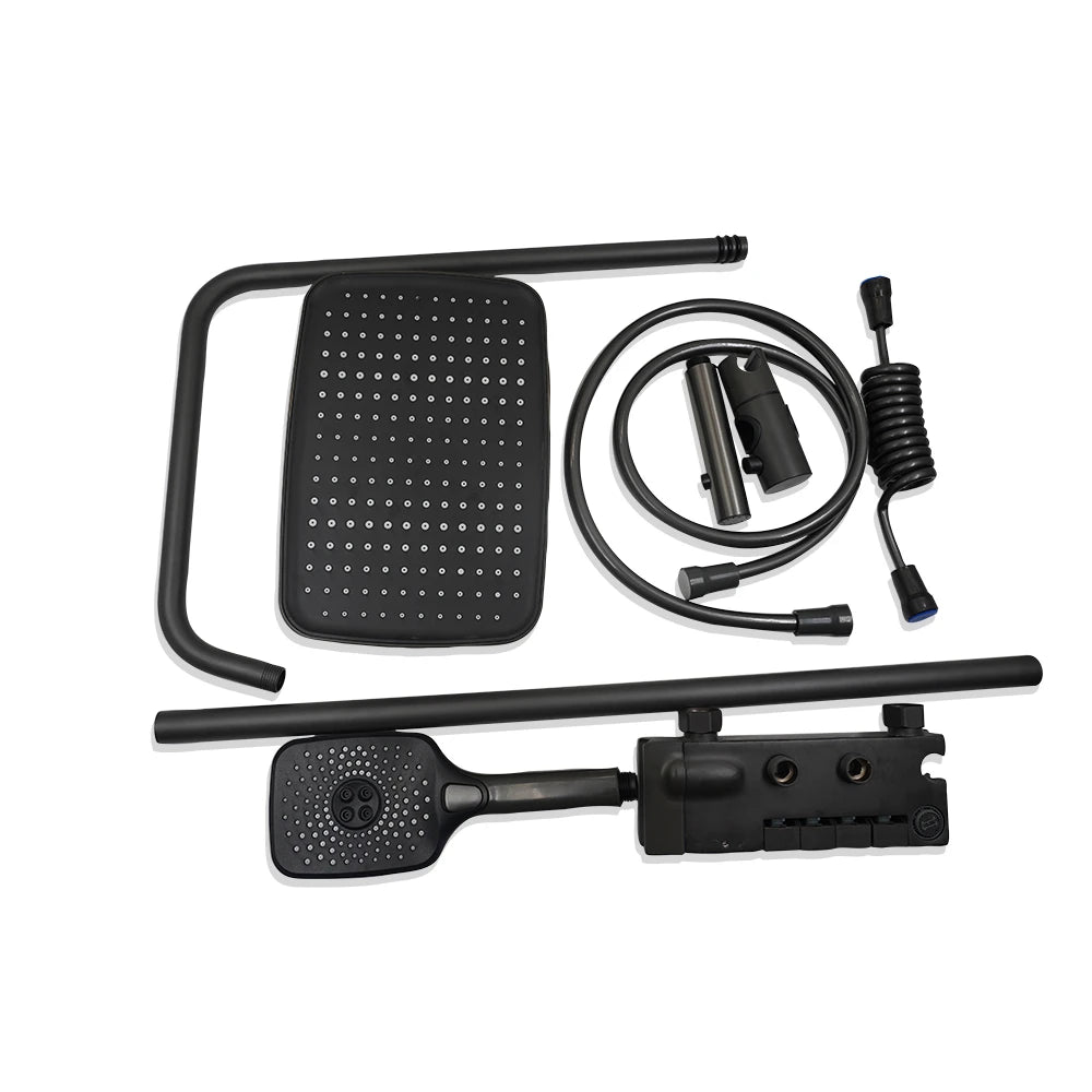 High Pressure Aluminum Multi-Mode Luxury Rainfall Shower System