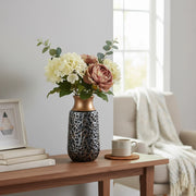 Royal Stone Craft Ceramic Décor Vase / Charcoal Ceramic Flower Pot