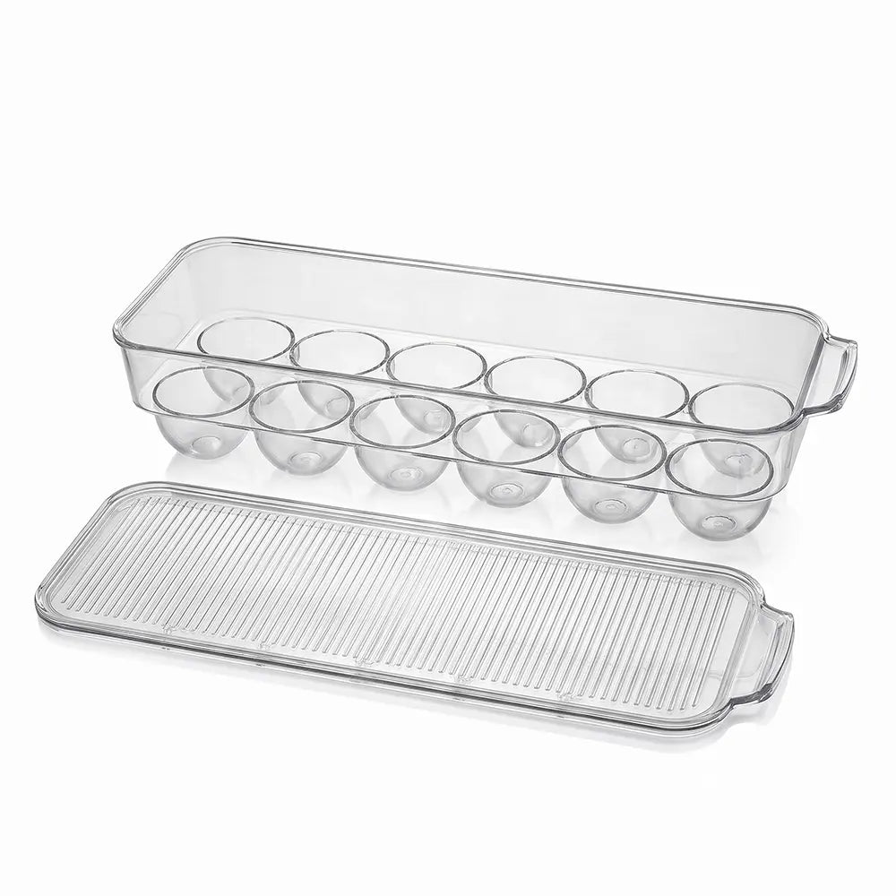 Clear Egg Storage Container with Lid