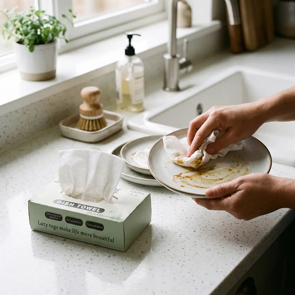 Disposable Dish Cleaning Towels