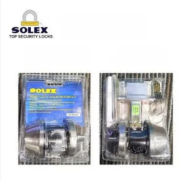 SOLEX HEAVY-DUTY CYLINDER DEADBOLT LOCK – HIGH SECURITY DOOR LOCK