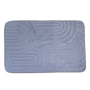 SOFT ARC TEXTURED BATH RUG / SOFT TOUCH ANTI-SLIP BATH MAT
