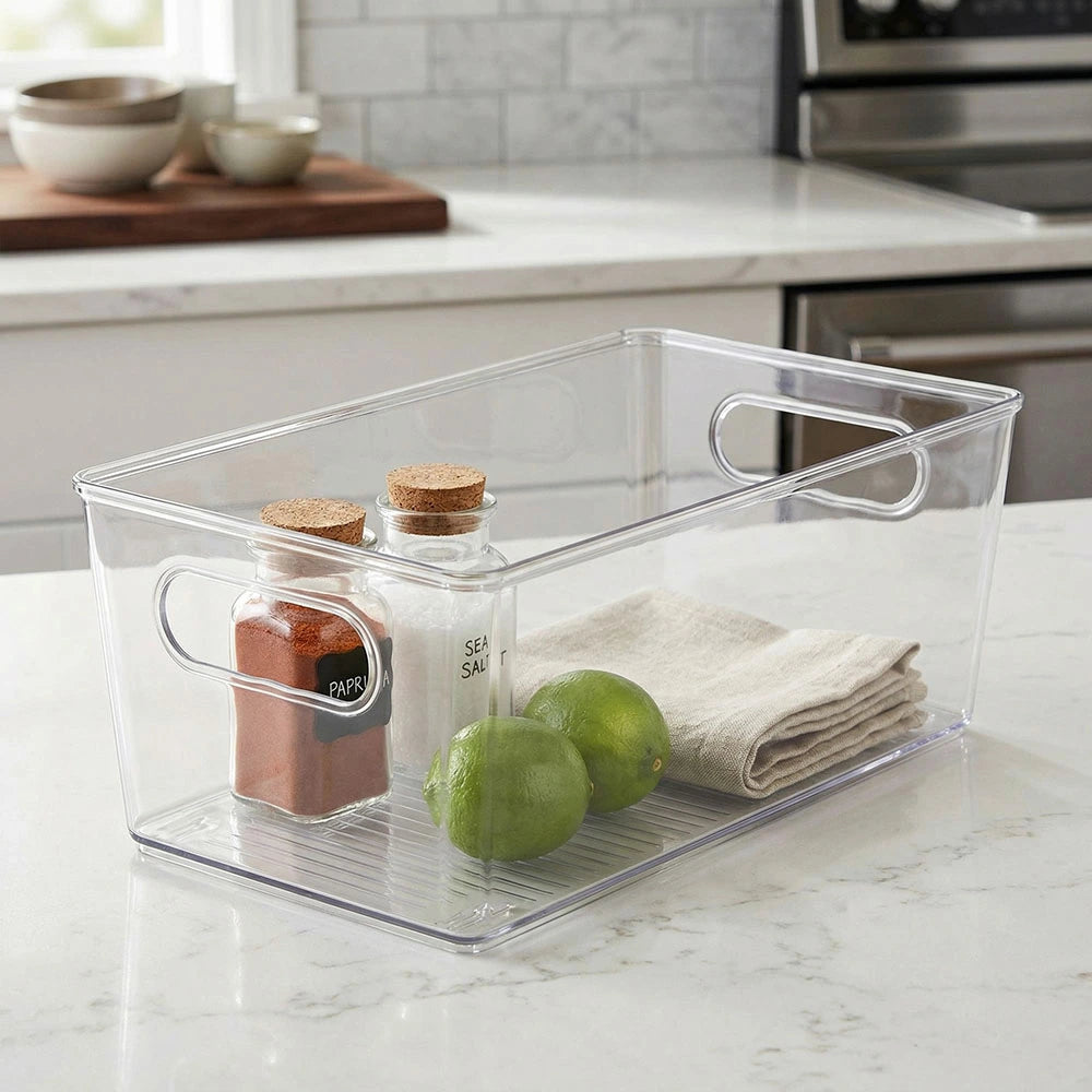 Clear Multipurpose Storage Organizer with Handles