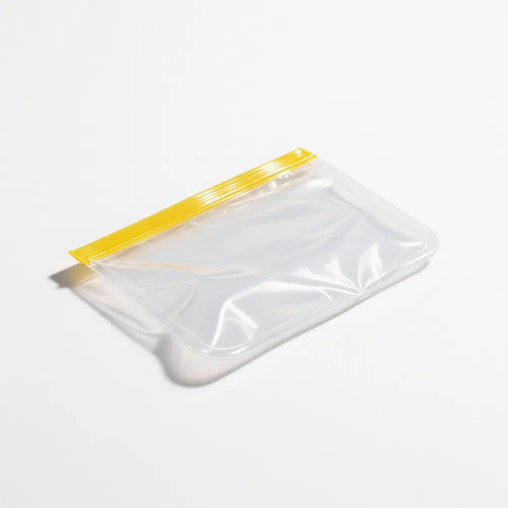 Clear Reusable Zip Seal Storage Pouch