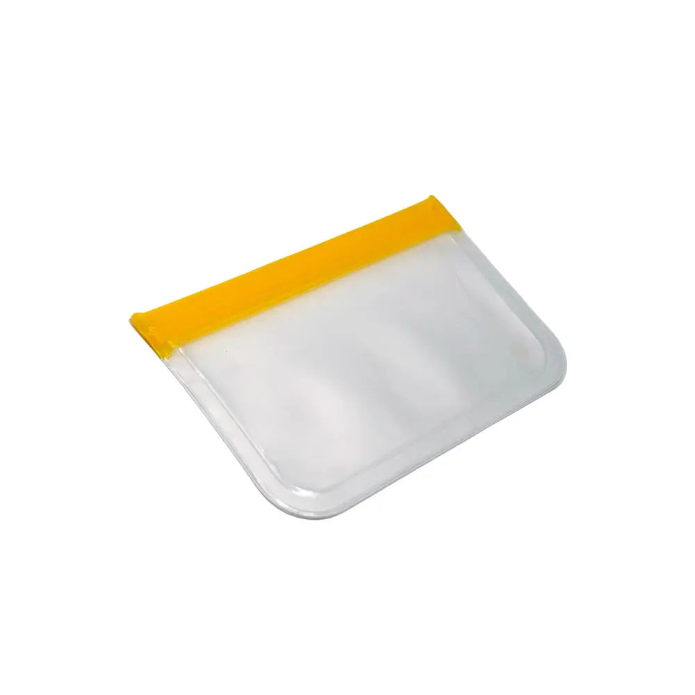 Clear Reusable Zip Seal Storage Pouch