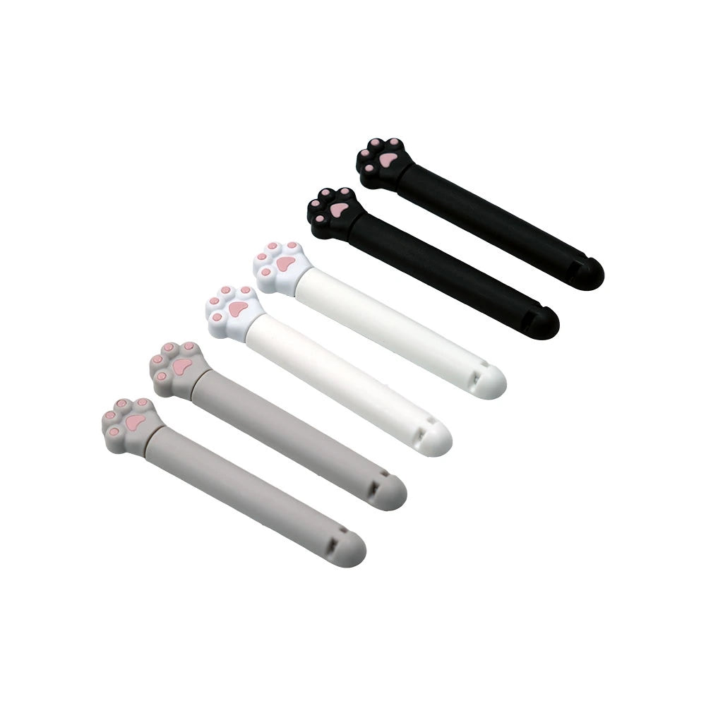 Cute Cat Paw Reusable Food Bag Sealing Clips Set