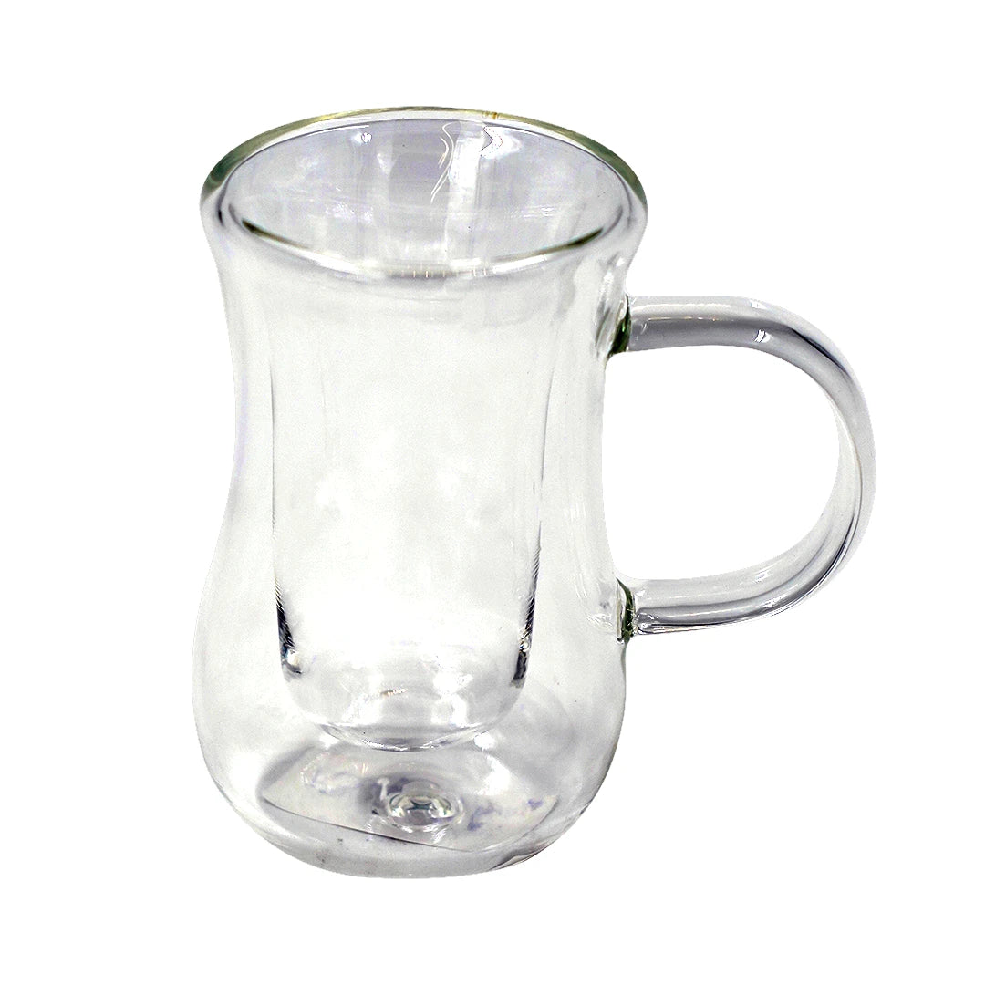 CRYSTAL CLEAR DOUBLE-WALL MUG / CLEAR DOUBLE-WALL COFFEE CUP