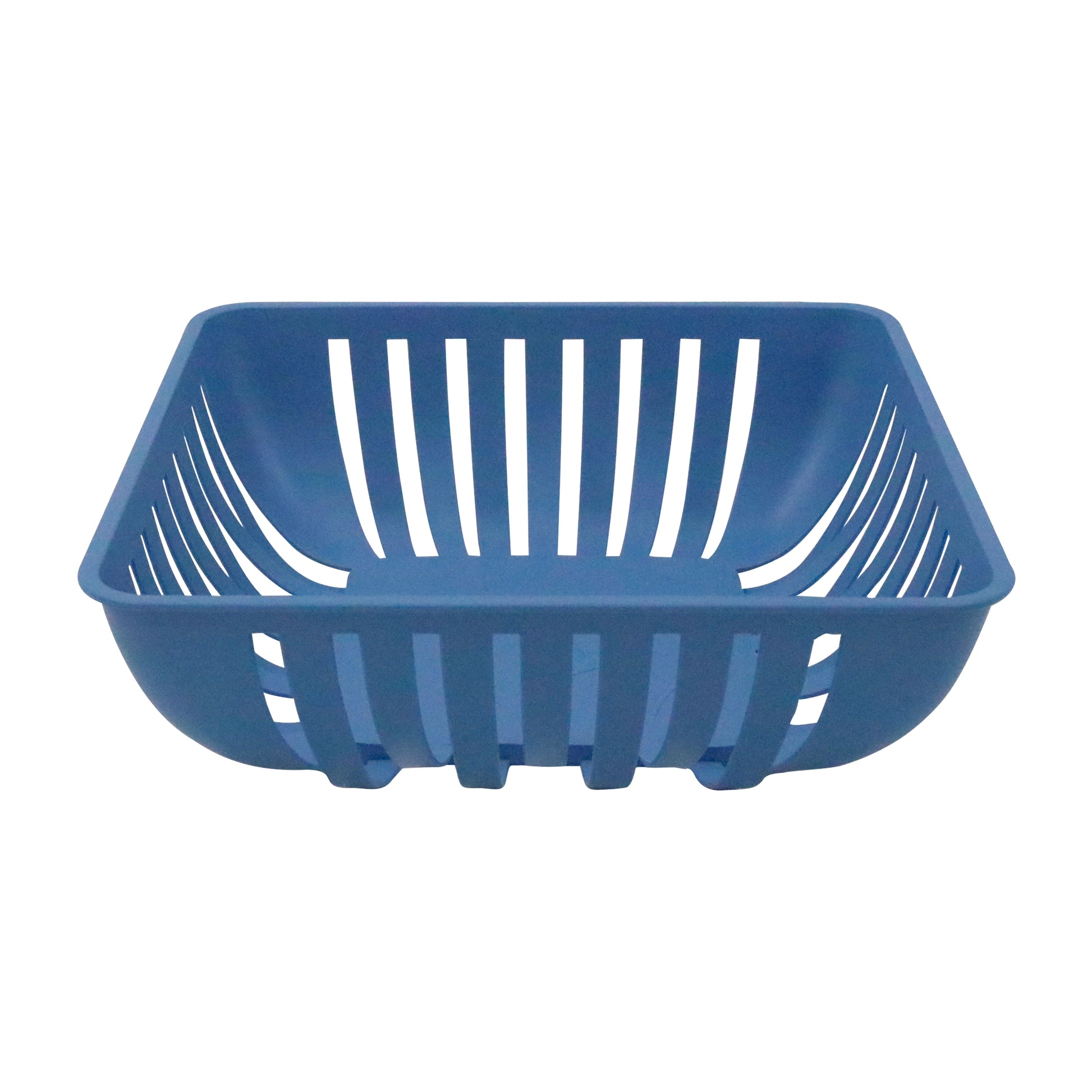 BREATHABLE PLASTIC SQUARE FRUIT STORAGE BASKET