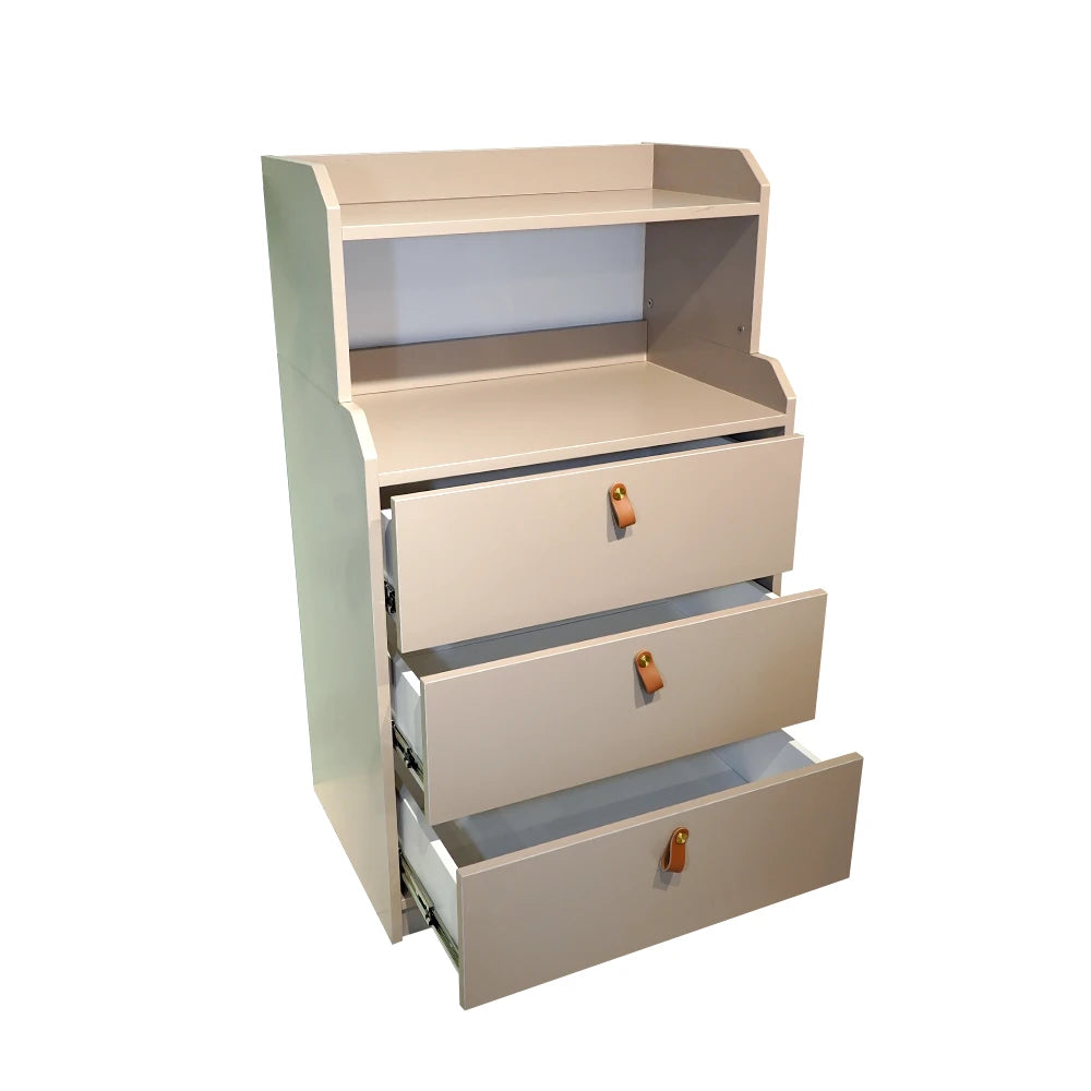 Mattoni Modern Chest of Drawer With Upper Shelf